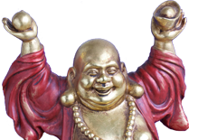 lachender buddha